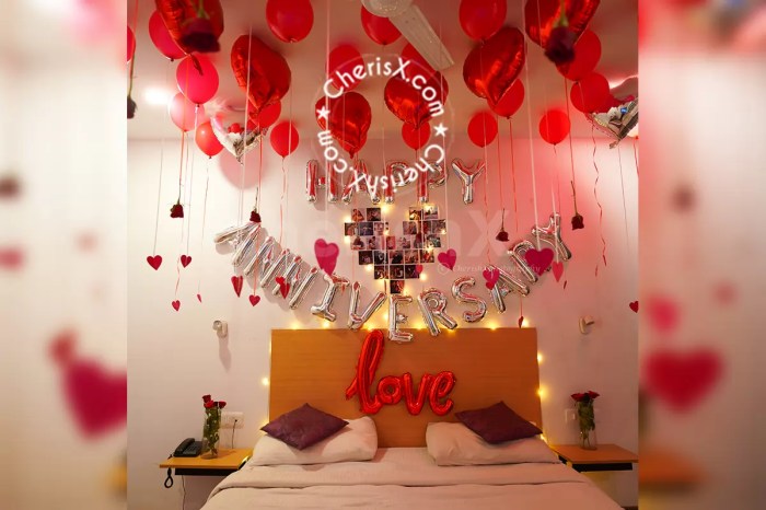 How to decorate room for anniversary