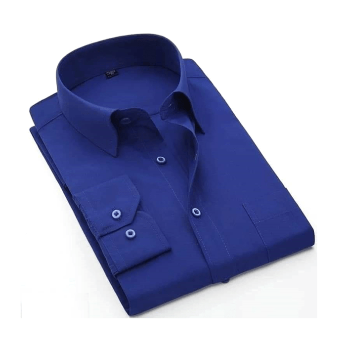 Royal blue dress shirt women