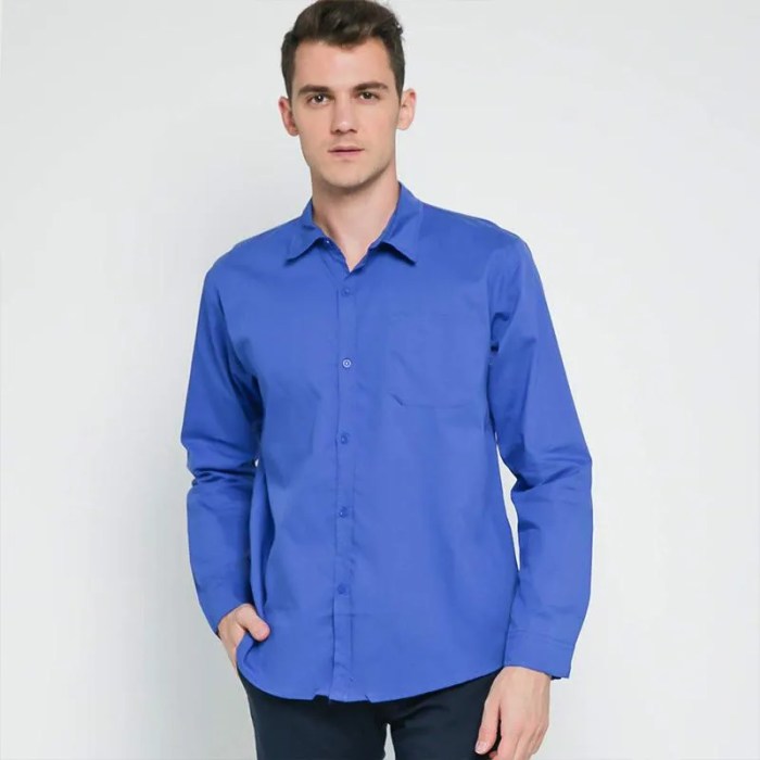 Mens aqua color dress shirt