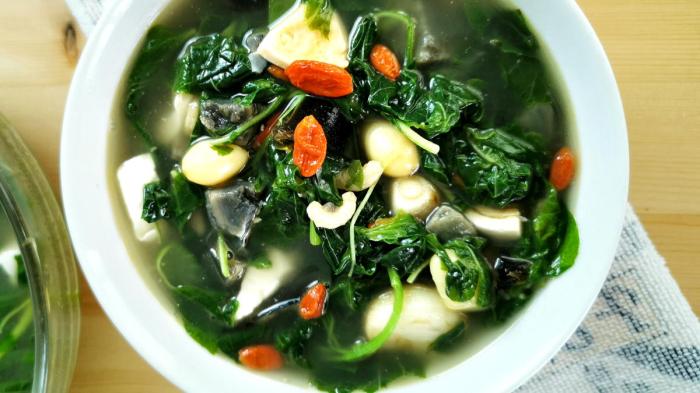 How to cook spinach soup chinese style