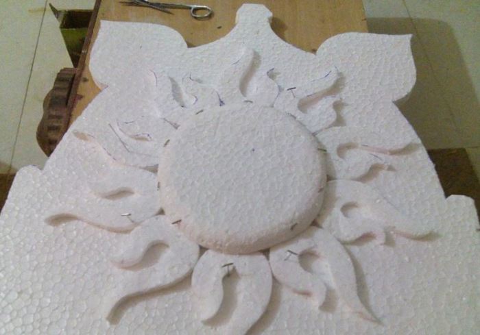 How to make thermocol decoration