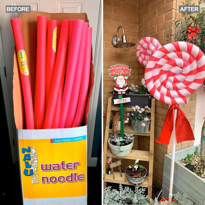 How to make a giant drinking straw decoration