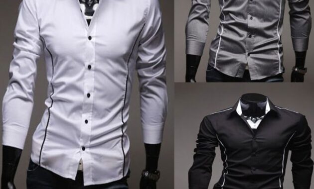 Mens Stylish Dress Shirts Elevate Your Wardrobe with Elegance