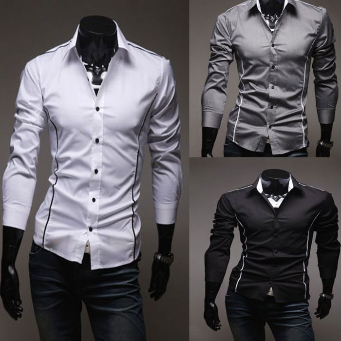 Mens stylish dress shirts