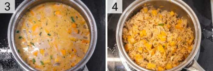 How to cook pumpkin rice chinese style