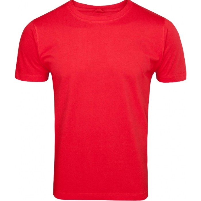 Red t shirt dress men