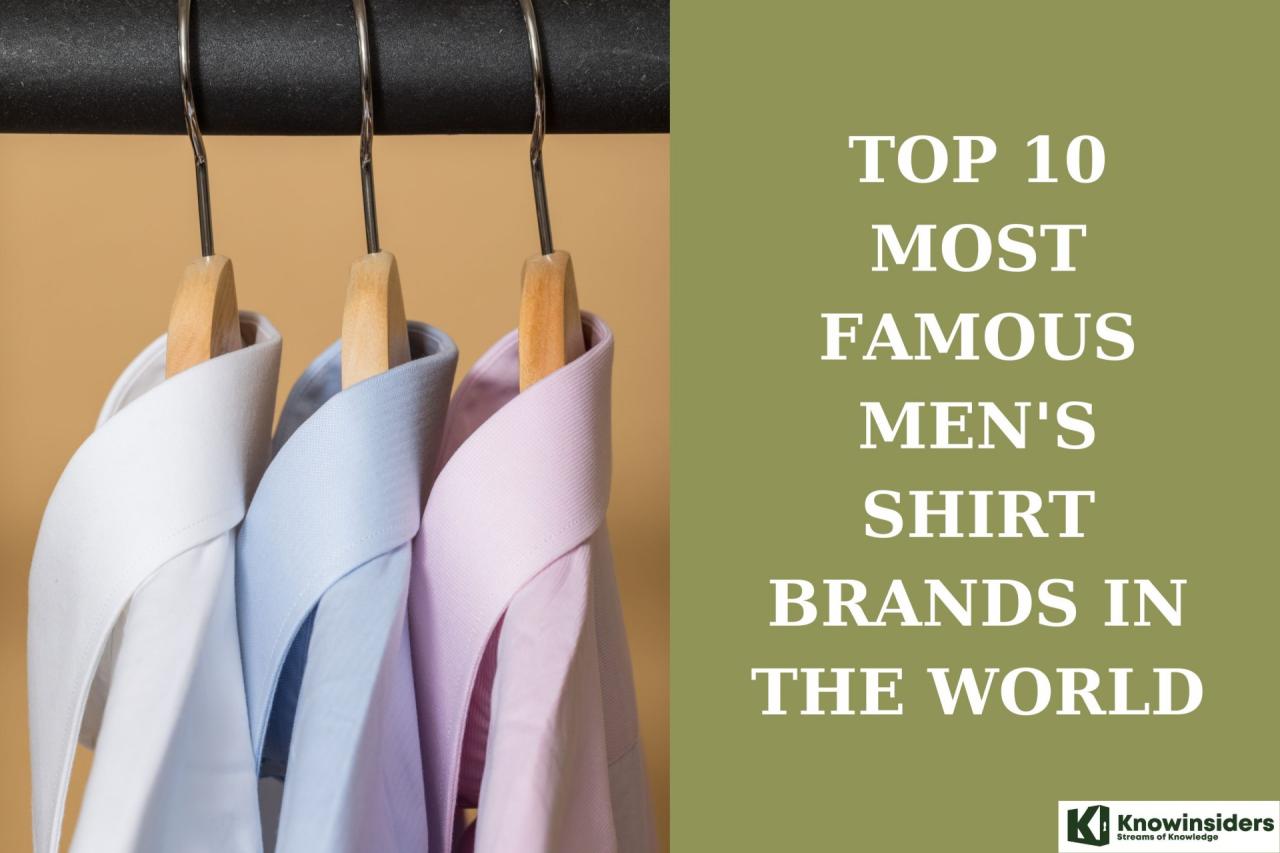 Good brands for men's dress shirts